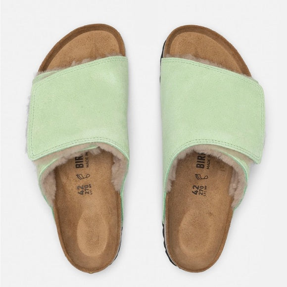 Birkenstock x Stüssy Solana Shearling Washed Green - 1027695