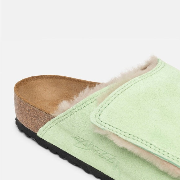Birkenstock x Stüssy Solana Shearling Washed Green - 1027695