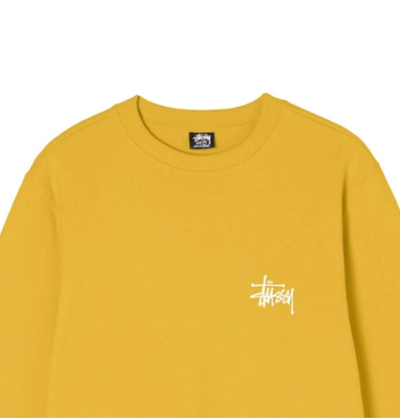 Stüssy Basic Crewneck Sweater Honey - 1914649
