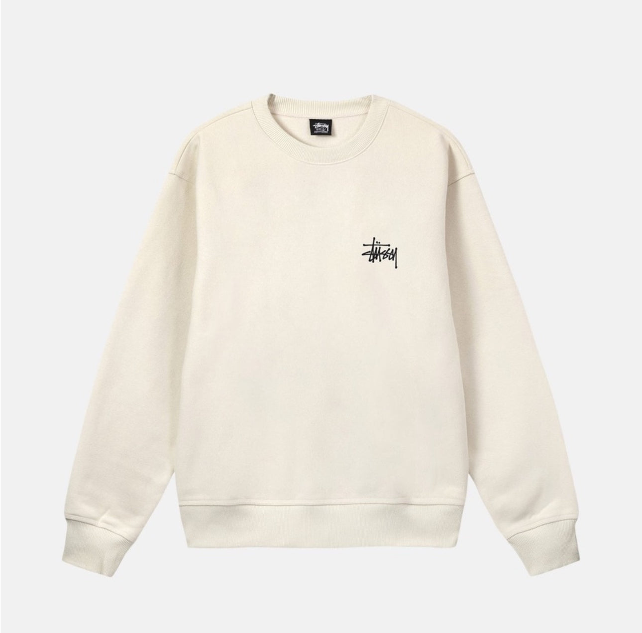 Stüssy Basic Crewneck Sweater Stone - 1914870