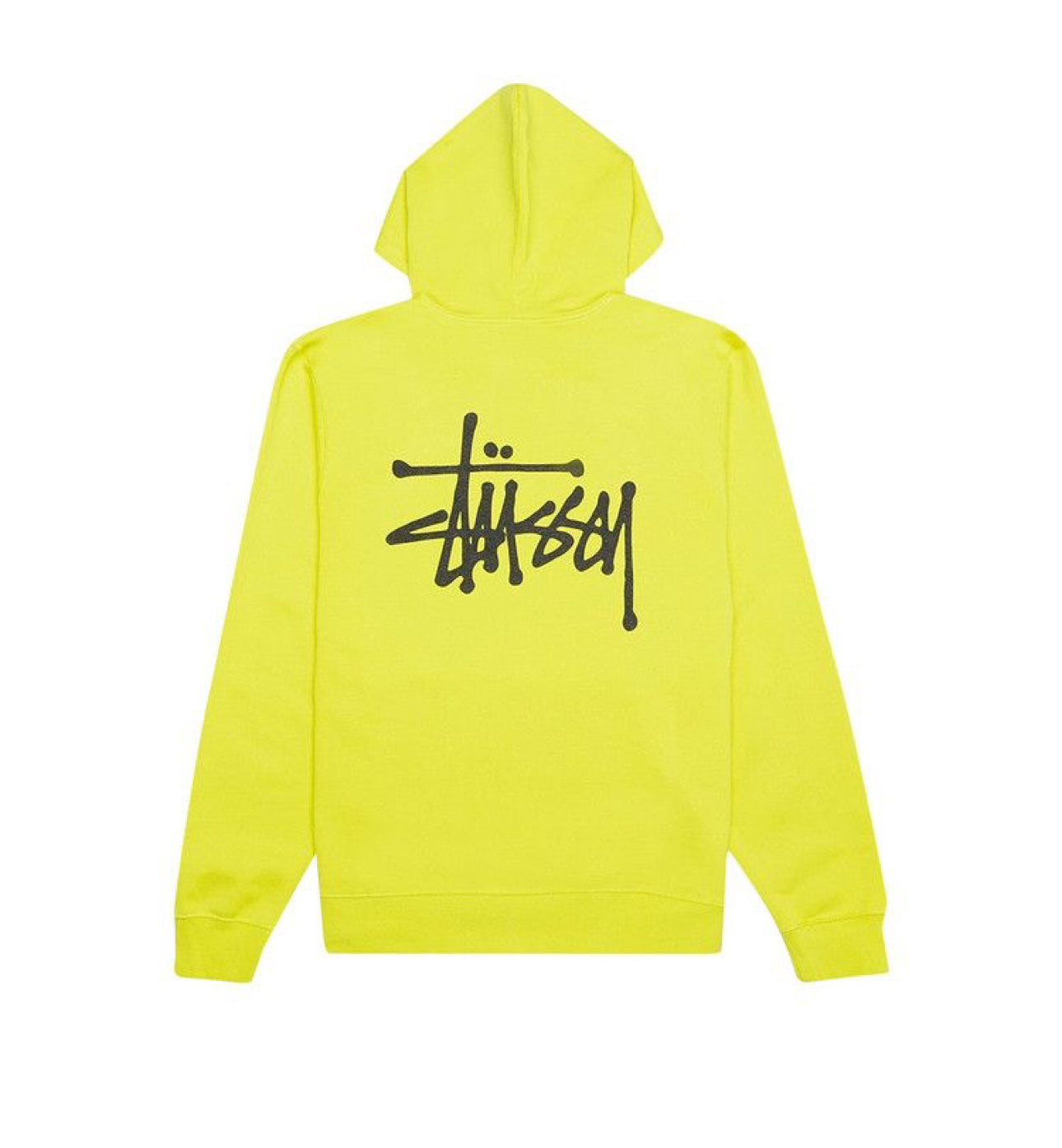 Stüssy Basic Hoodie Lemon Black - 1924567