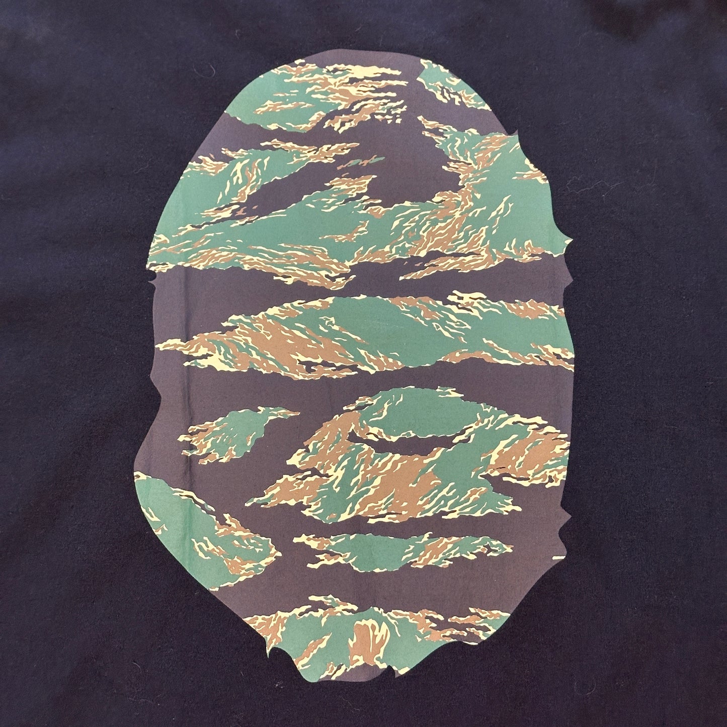 Bape ABC Camo Ape Head Vintage Tee Shirt Black (2018) - Size XXL