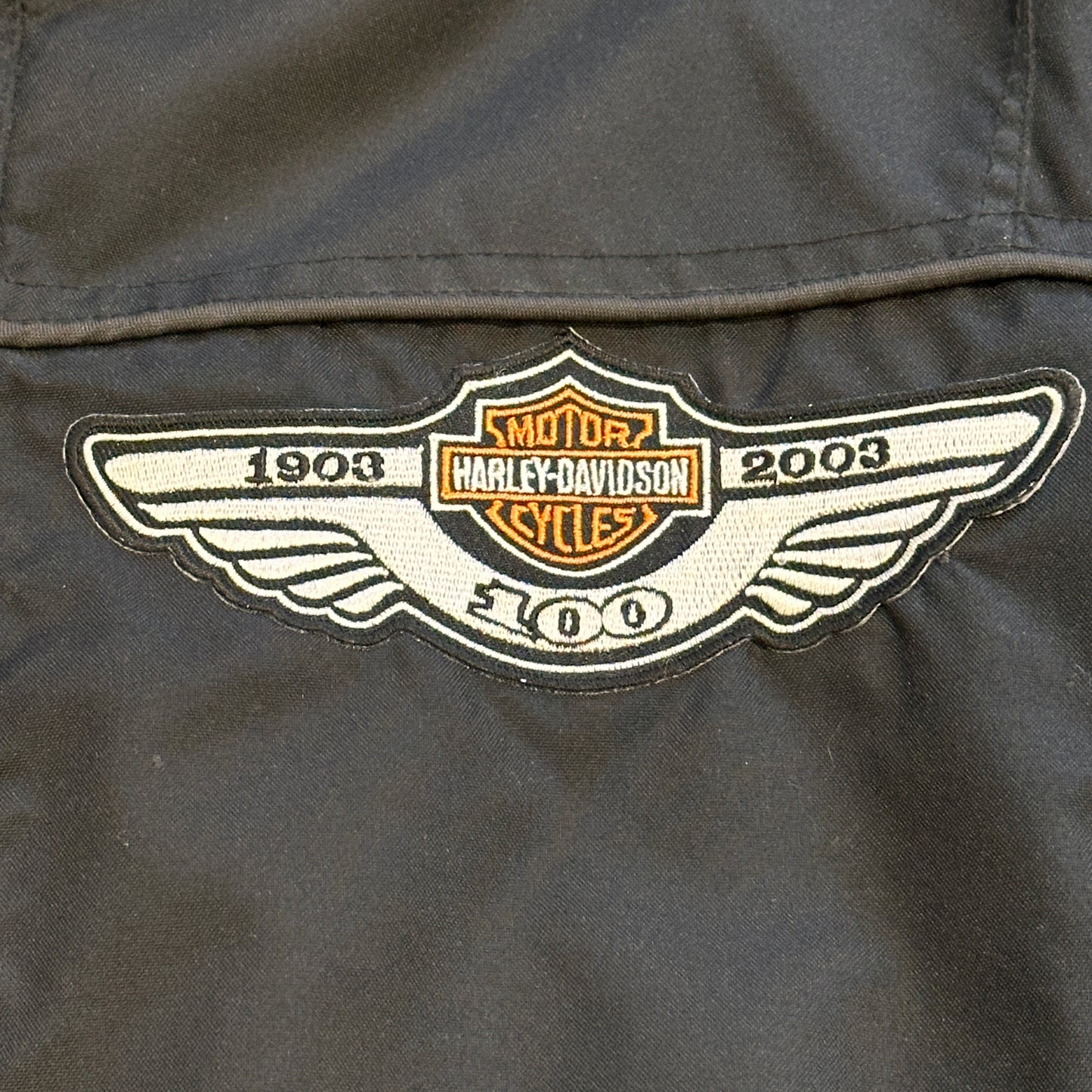 Vintage Harley Davidson Bar & Shield Stormtech Jacket Black- Size XL