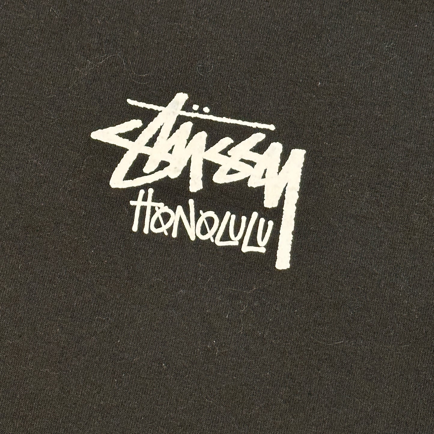 Stüssy Honolulu Chapter Store Long Sleeve Tee Shirt Black - Size M