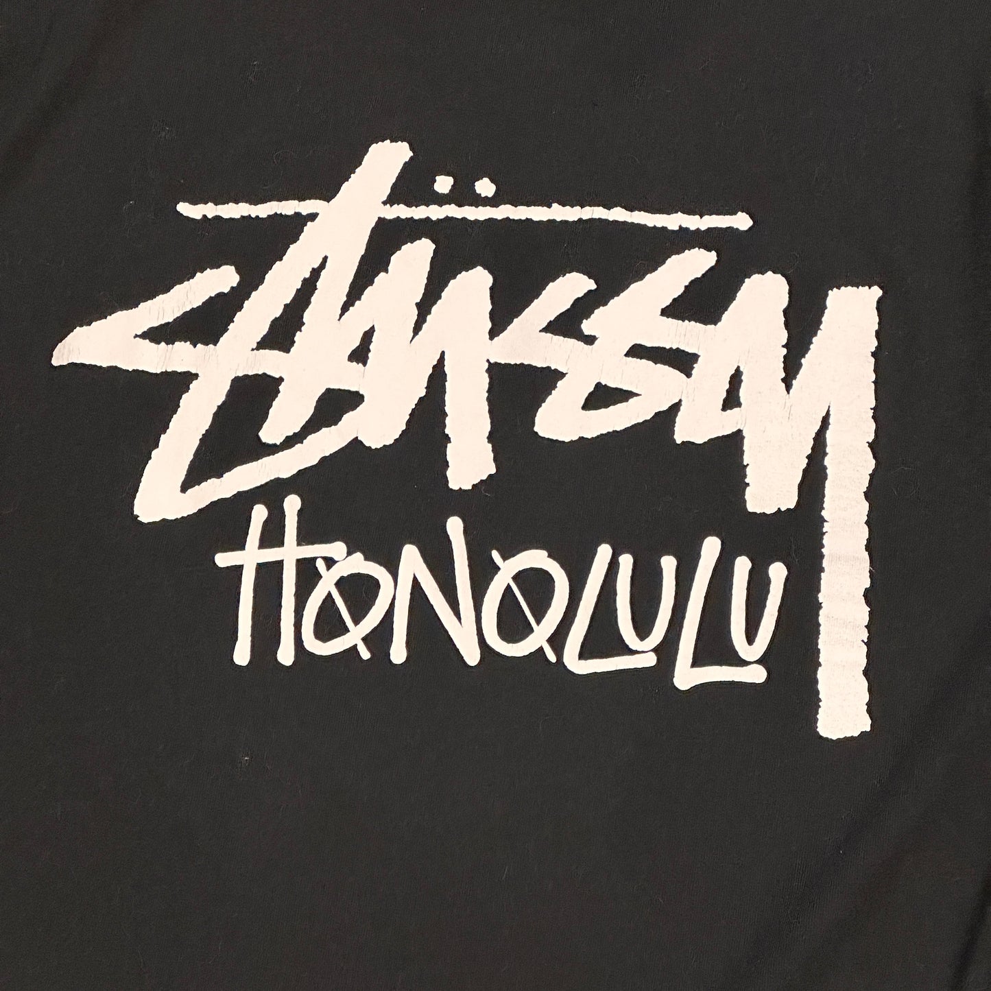 Stüssy Honolulu Chapter Store Long Sleeve Tee Shirt Black - Size M
