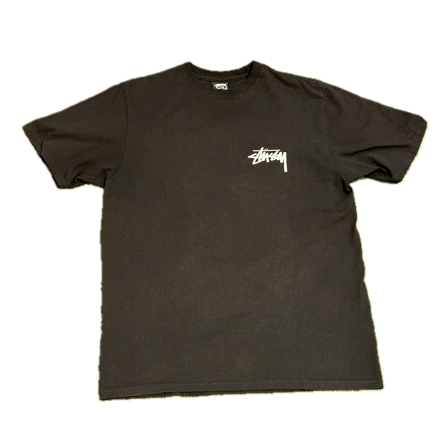 Stüssy 8 Ball Plush Tee Shirt Black (2022) - Size M