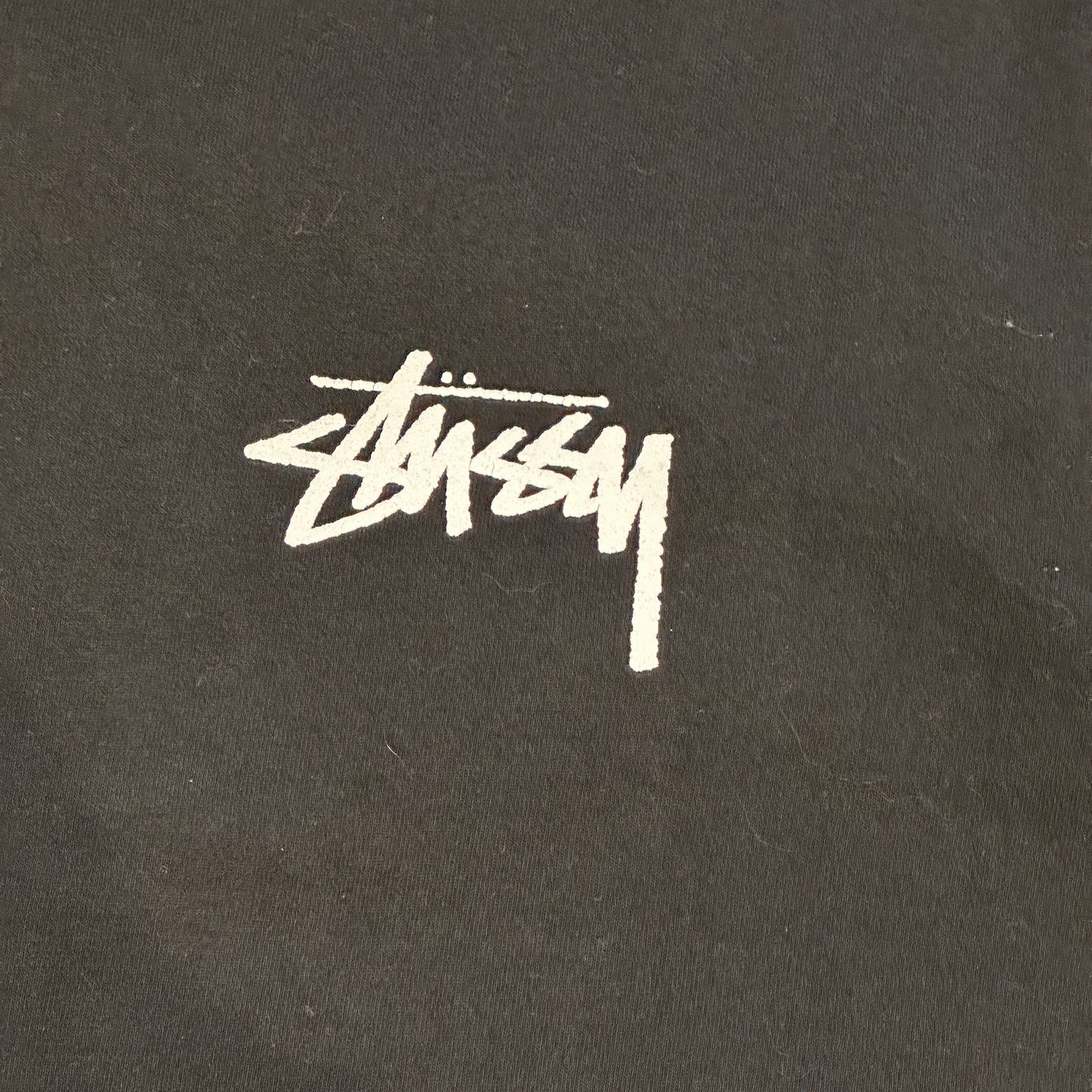 Stüssy 8 Ball Plush Tee Shirt Black (2022) - Size M