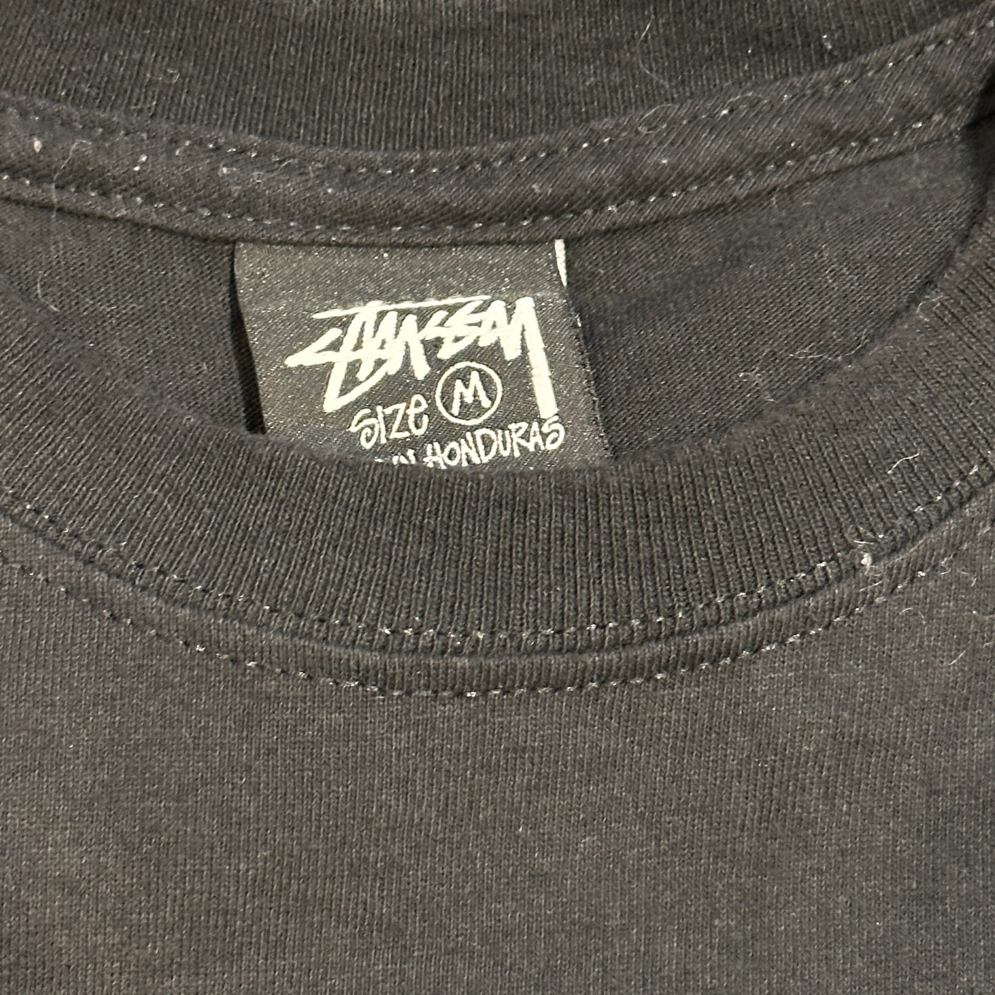 Stüssy 8 Ball Plush Tee Shirt Black (2022) - Size M