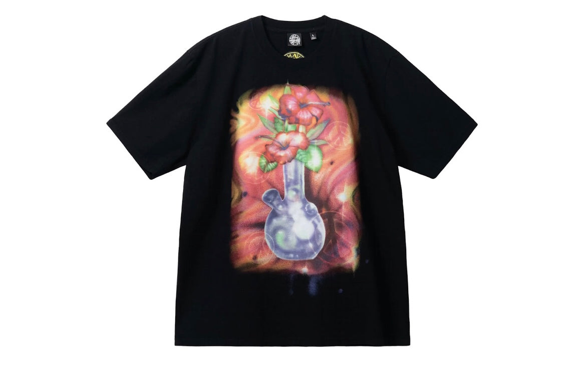 Stüssy x Dries Van Noten Flower vase Tee Shirt Black