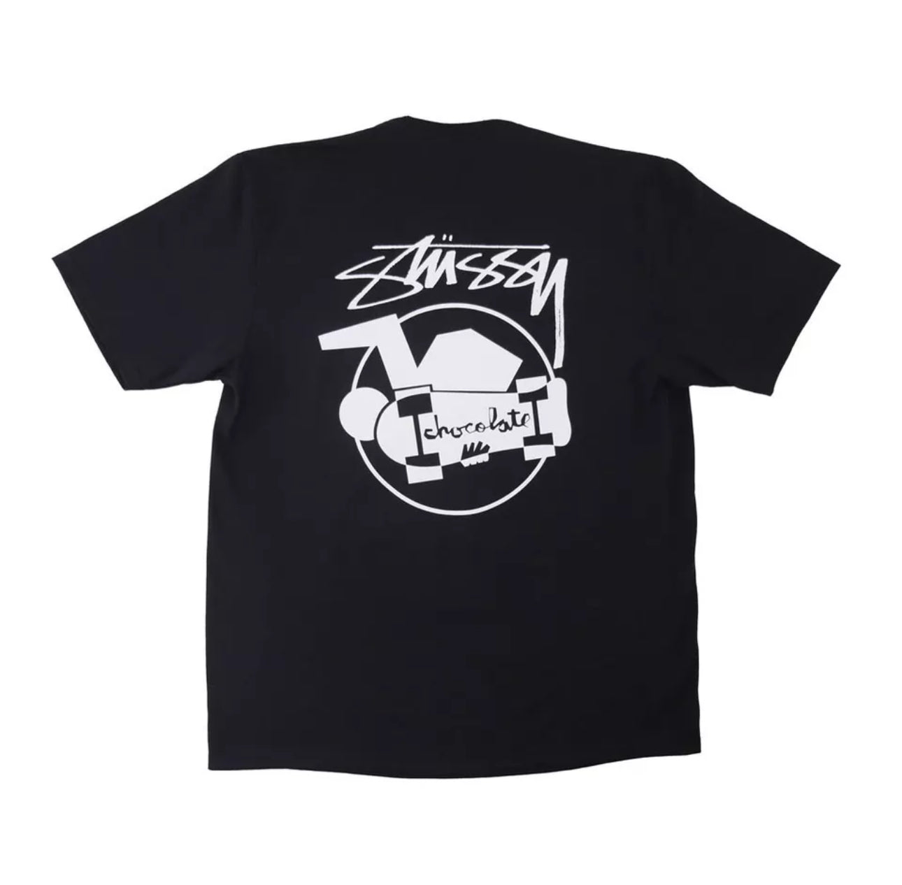 Stüssy x Chocolate Skateboards 30th Anniversary Tee Shirt Black