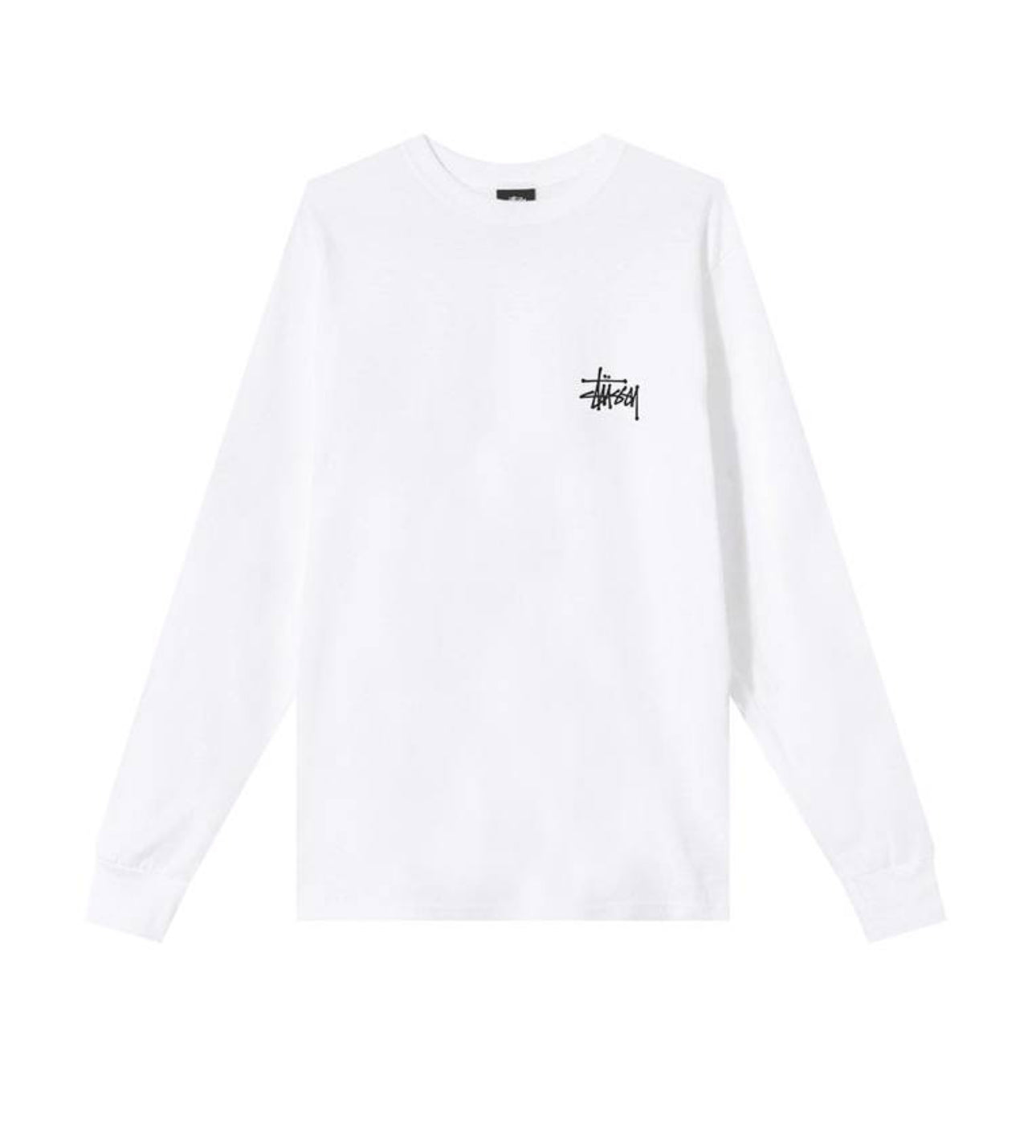 Stüssy Basic Long Sleeve Tee Shirt White