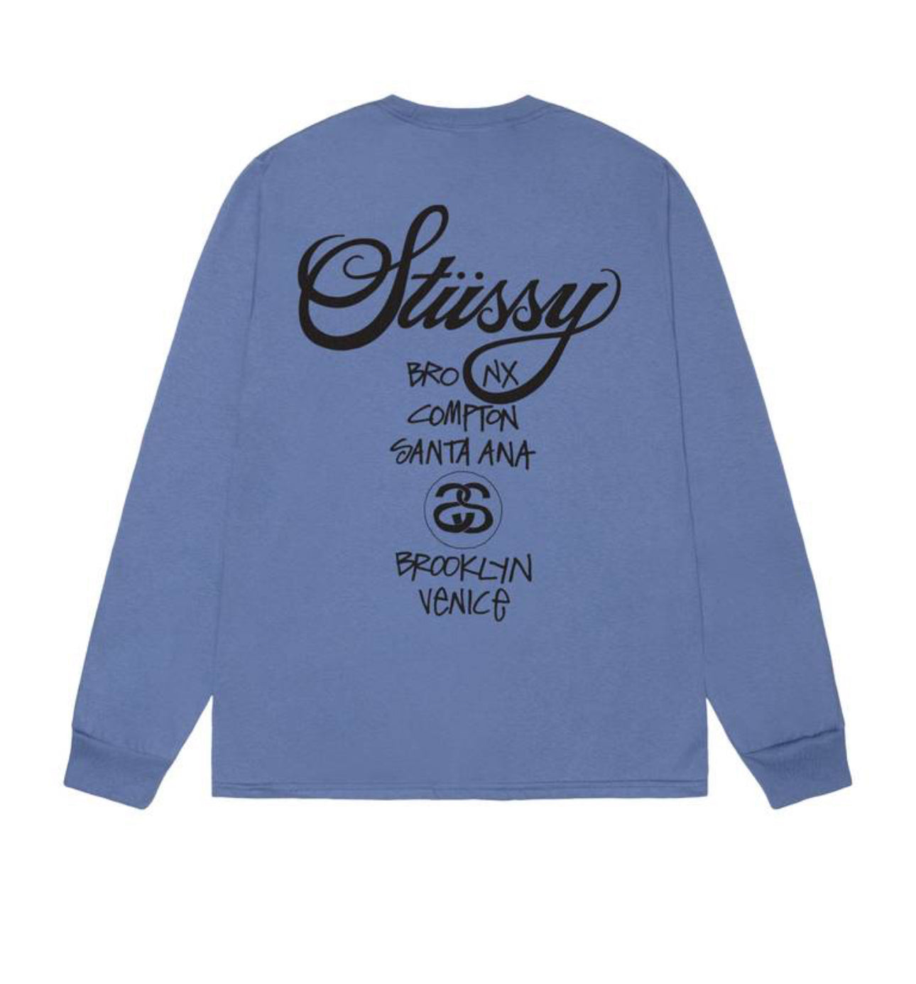 Stüssy World Tour Long Sleeve Tee Shirt Storm