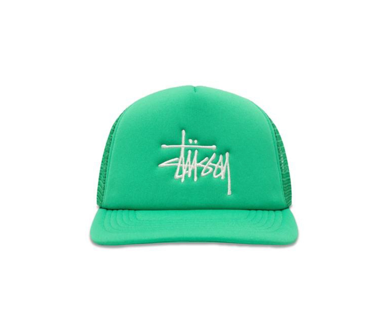 Stùssy Trucker Big Basic Snapback Kelly Green - 1311088 KELL