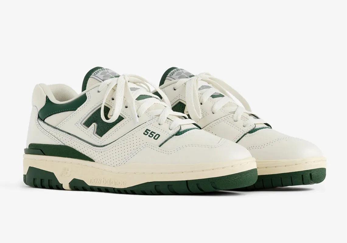 New Balance 550 Aimé Leon Dore White Green - BB550ALD