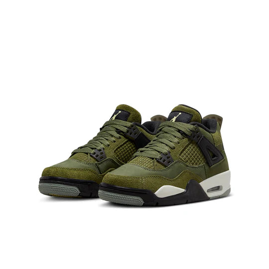 Nike Air Jordan 4 Retro SE Craft medium Olive (GS) - FB9928 200