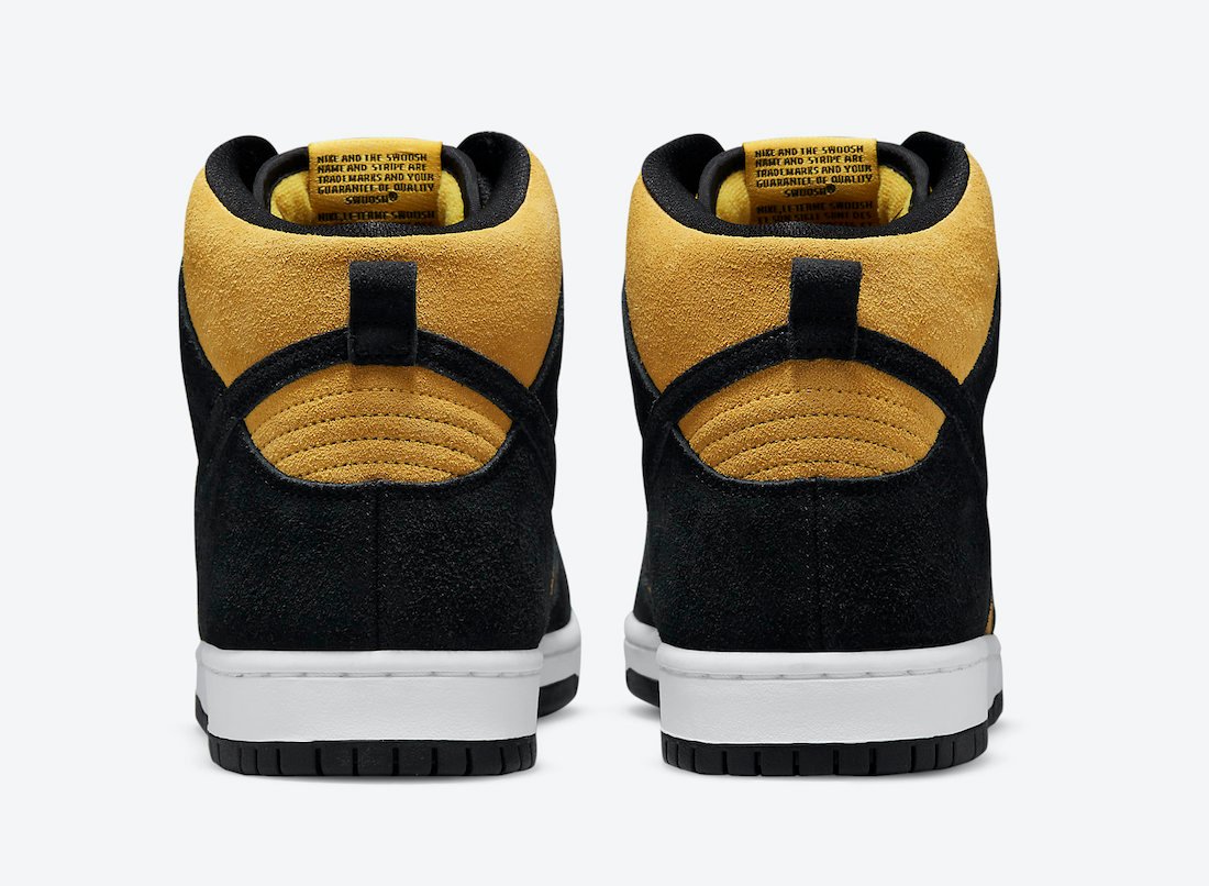 Nike SB Dunk High Pro Reverse Golden Rod - DB1640 001