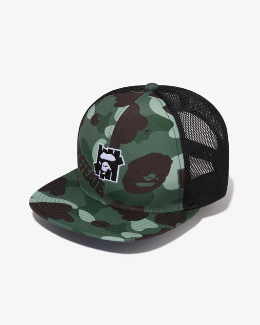 BAPE x Undefeated Color Camo Mesh Cap (FW22)