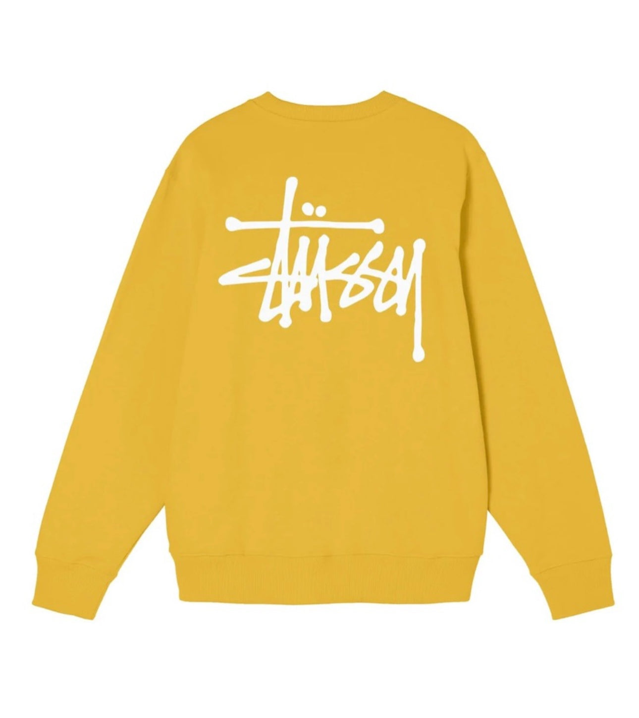 Stüssy Basic Crewneck Sweater Honey - 1914649