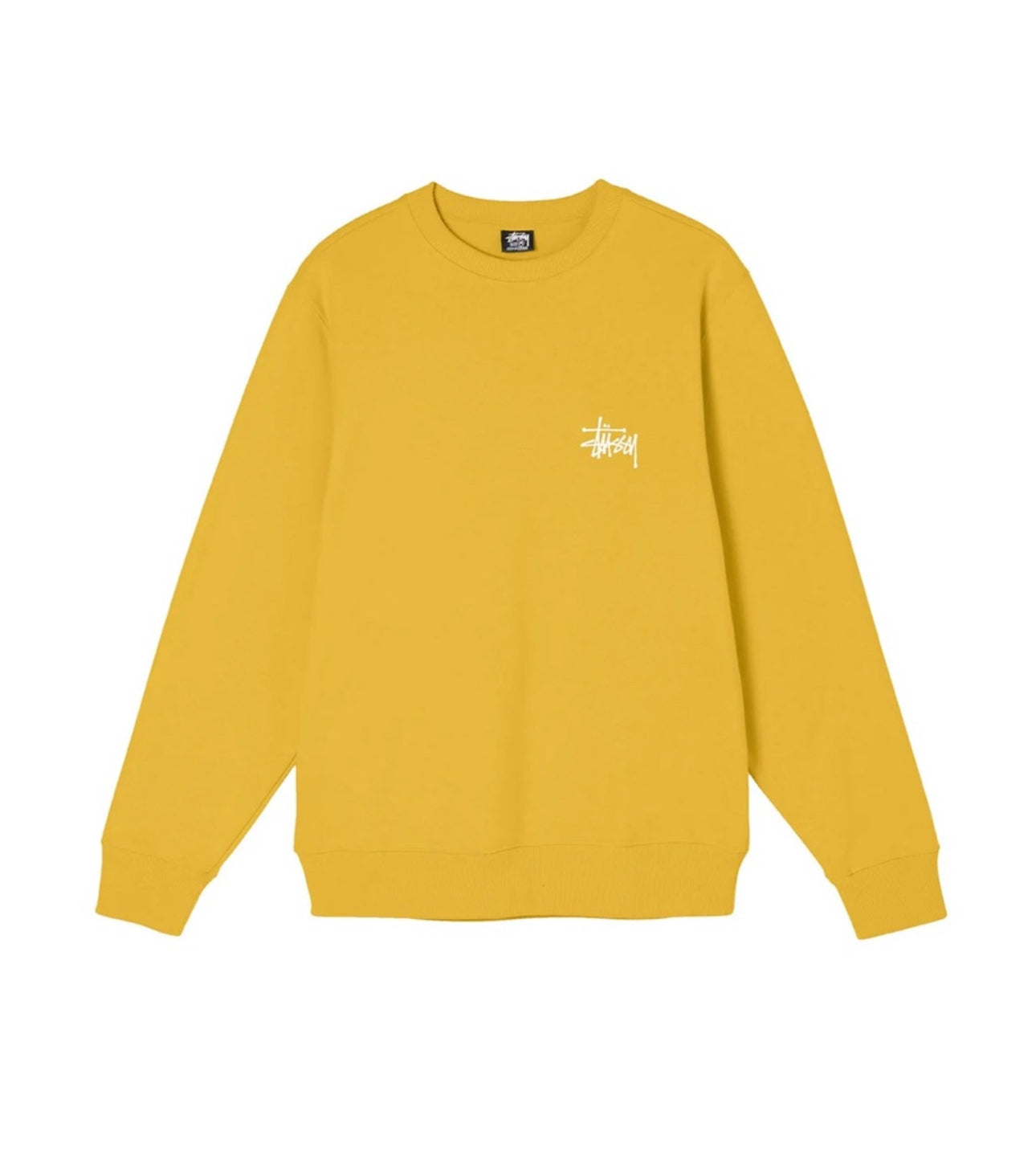 Stüssy Basic Crewneck Sweater Honey - 1914649