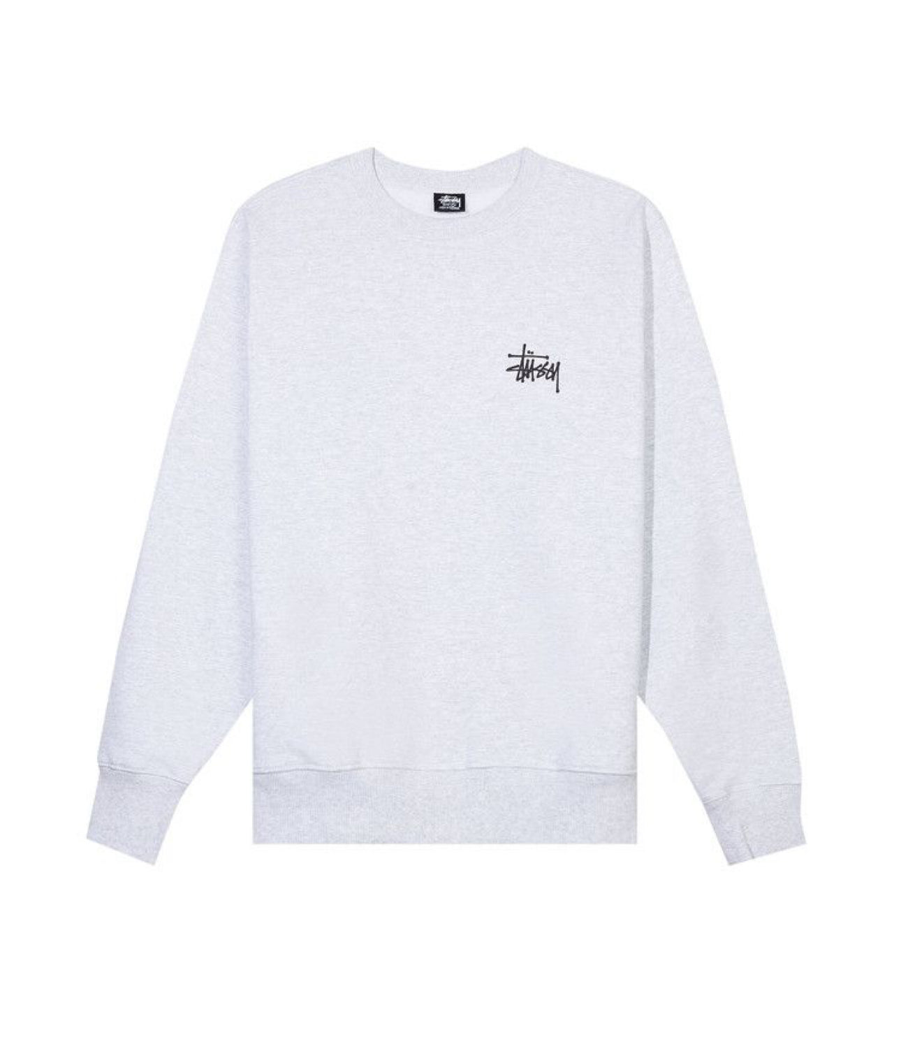 Stüssy Basic Crewneck Sweater Ash Heather - 1914649