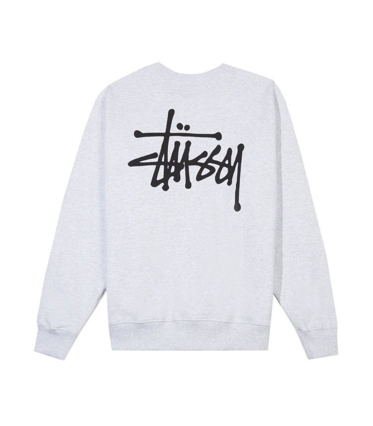 Stüssy Basic Crewneck Sweater Ash Heather - 1914649