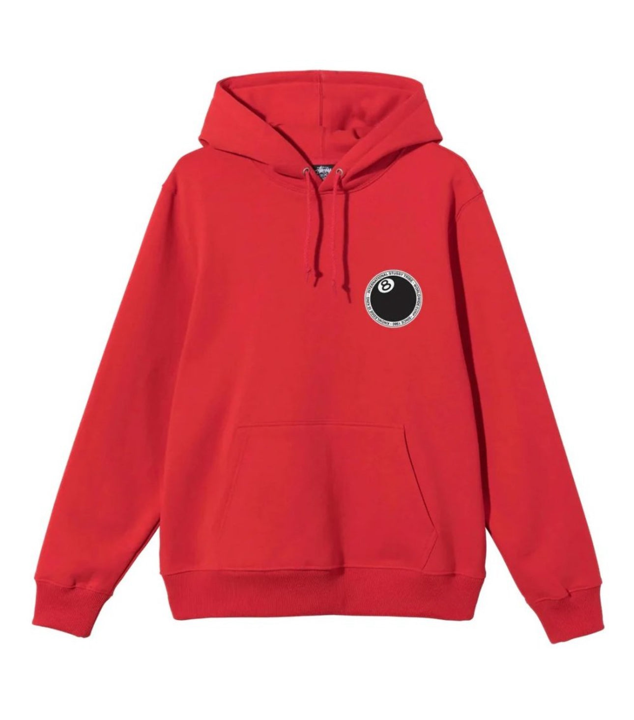 Stüssy 8 Ball Dot Hoodie Red