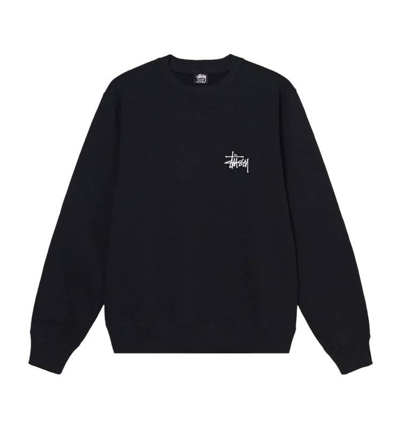 Stüssy Basic Crewneck Sweater Black - 1914762