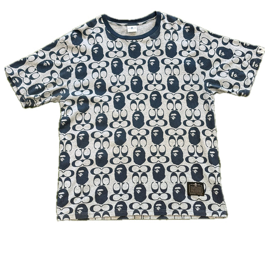 Bape x Coach Vintage Navy Tee Shirt (2021) - Size XXL