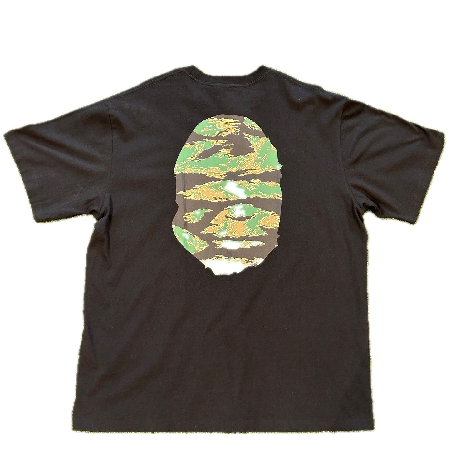 Bape ABC Camo Ape Head Vintage Tee Shirt Black