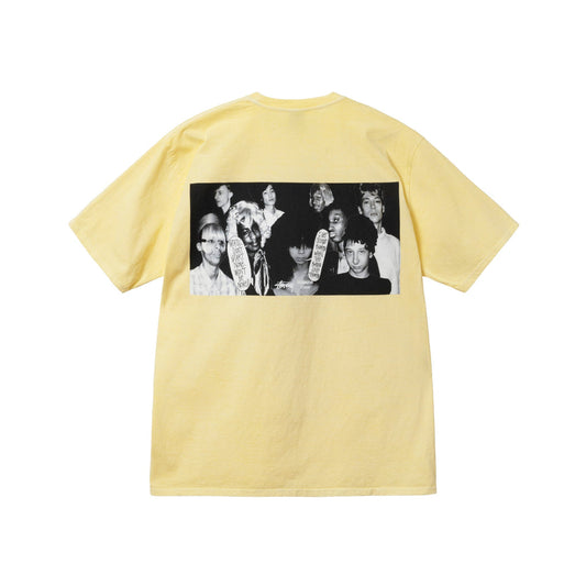 Stüssy x Martine Rose Collage Tee Shirt Lemon Pigment Dye