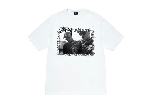 Stüssy x Gang Starr Take it Personal Tee Shirt White