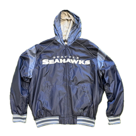 Vintage Seattle Seahawks Coaches Jacket - Size L