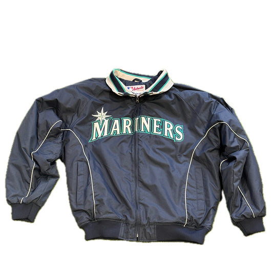 Vintage Seattle Mariners Majestic Authentic Dugout Jacket (2001) - Size XL