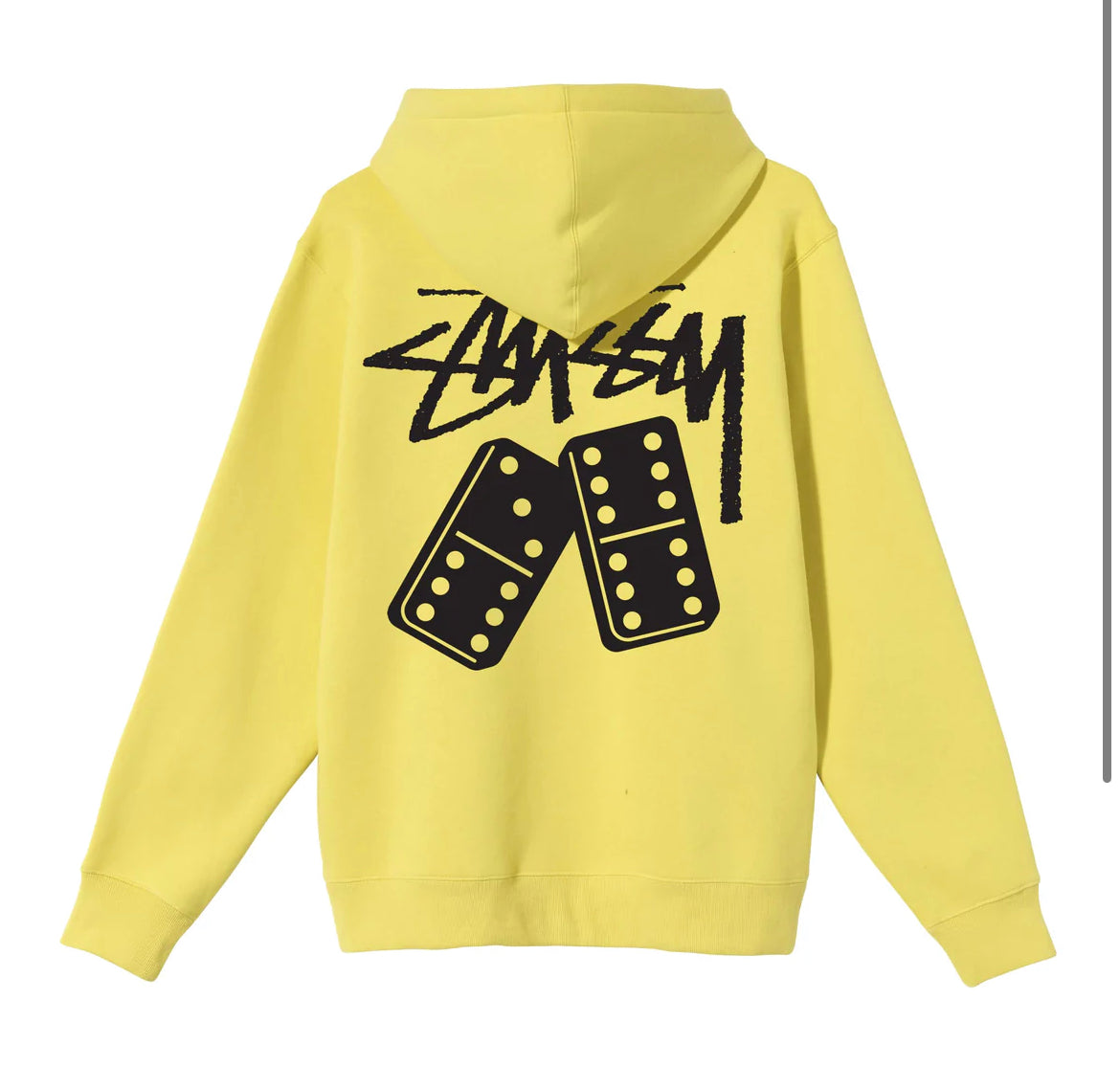 Stüssy Dominos Hoodie Lemon Black