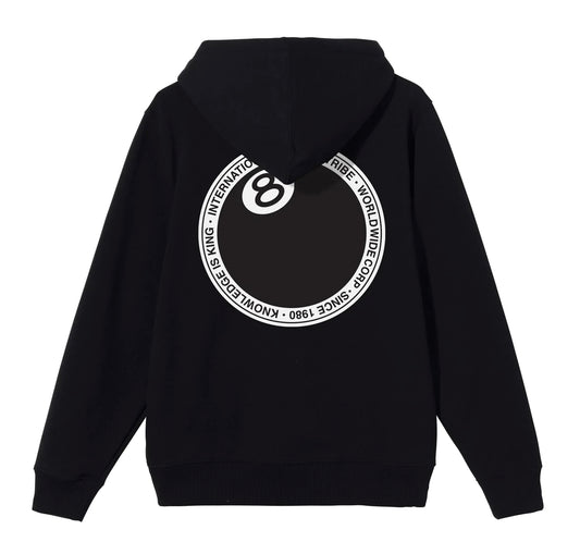 Stüssy 8 Ball Dot Hoodie Black