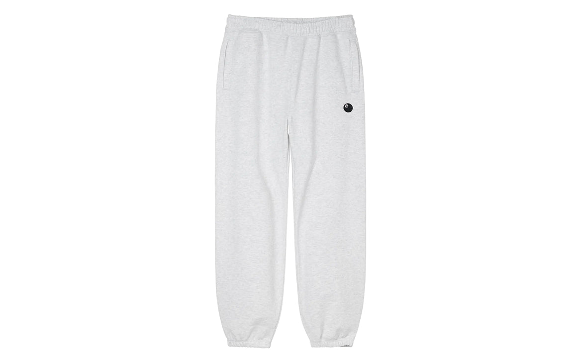 Stussy 8 Ball Embroidered Sweat Pants Grey