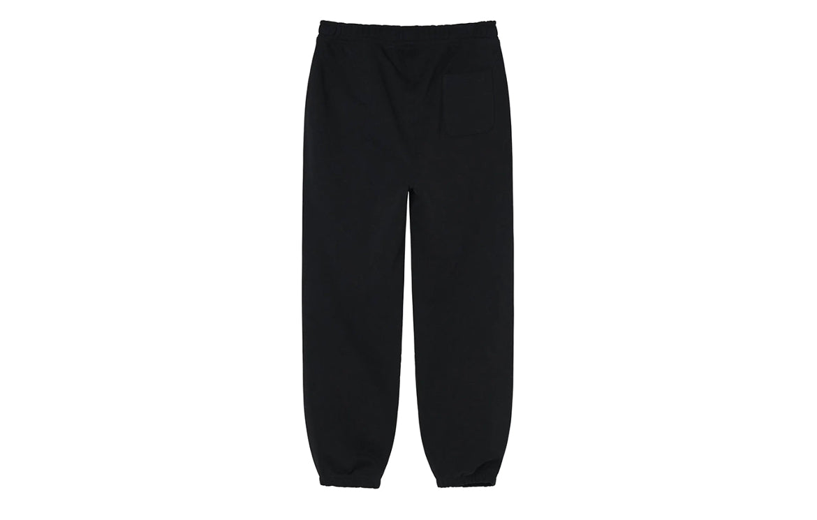 Stussy 8 Ball Embroidered Sweat Pants Black