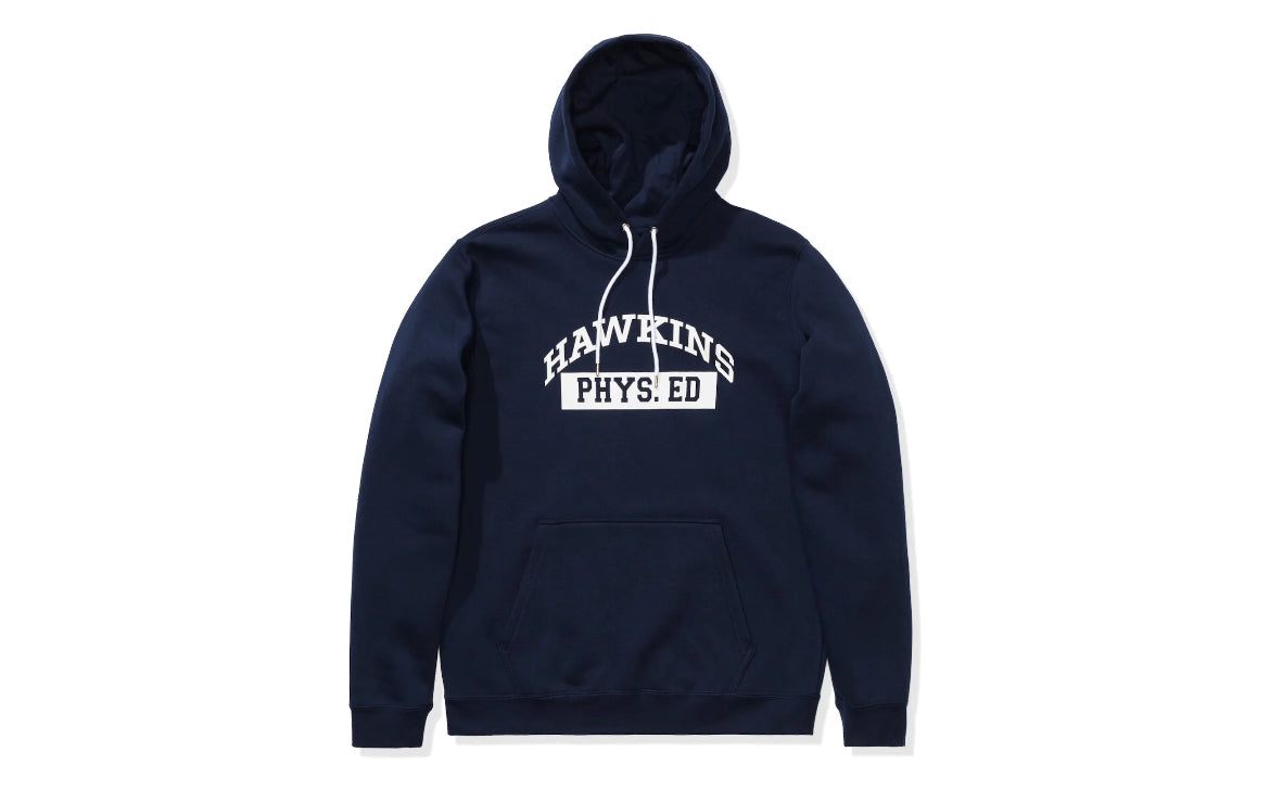 Nike Stranger Things Hawkins High Hoodie Navy - CQ3655 419