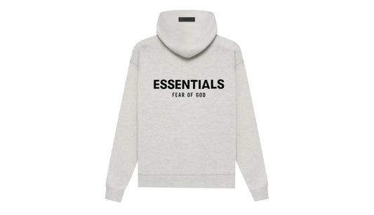 Essentials Fear of God Pullover Chest Logo Hoodie Light Oatmeal - 192BT212112F