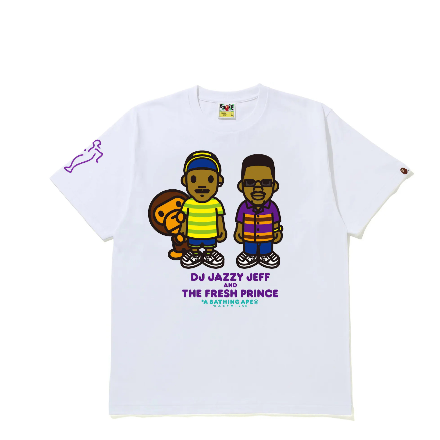 BAPE x The Fresh Prince & Dj Jazzy Jeff Baby Milo Tee Shirt White (FW20)