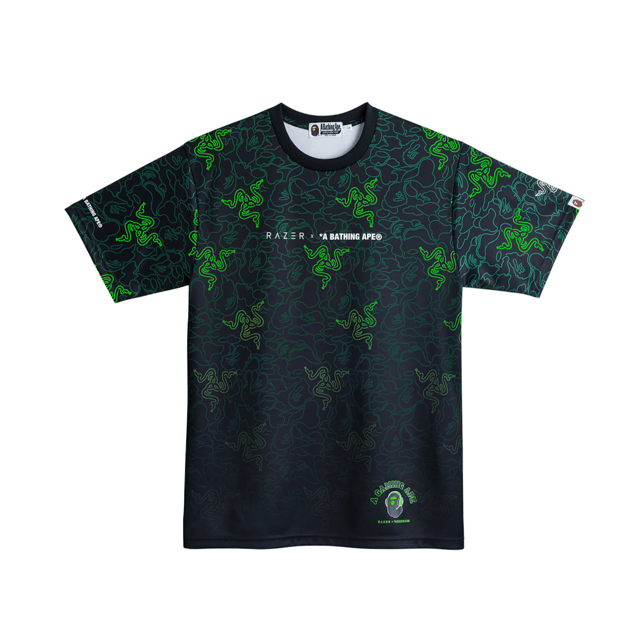 BAPE x Razer Neon Camo Team Tee Shirt (SS22)