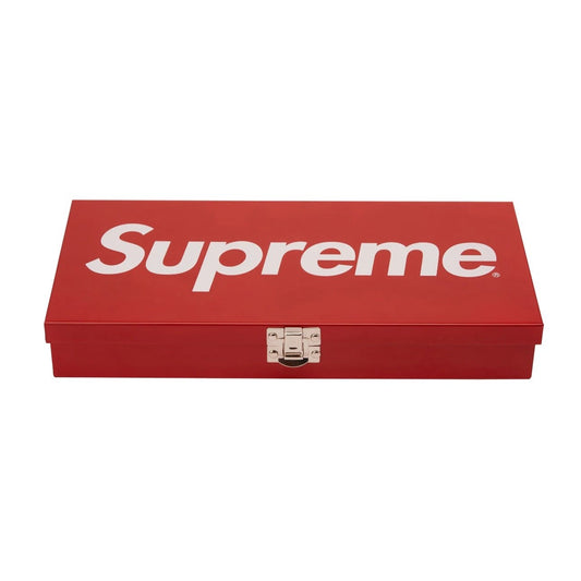 Supreme Large Metal Storage Box Red