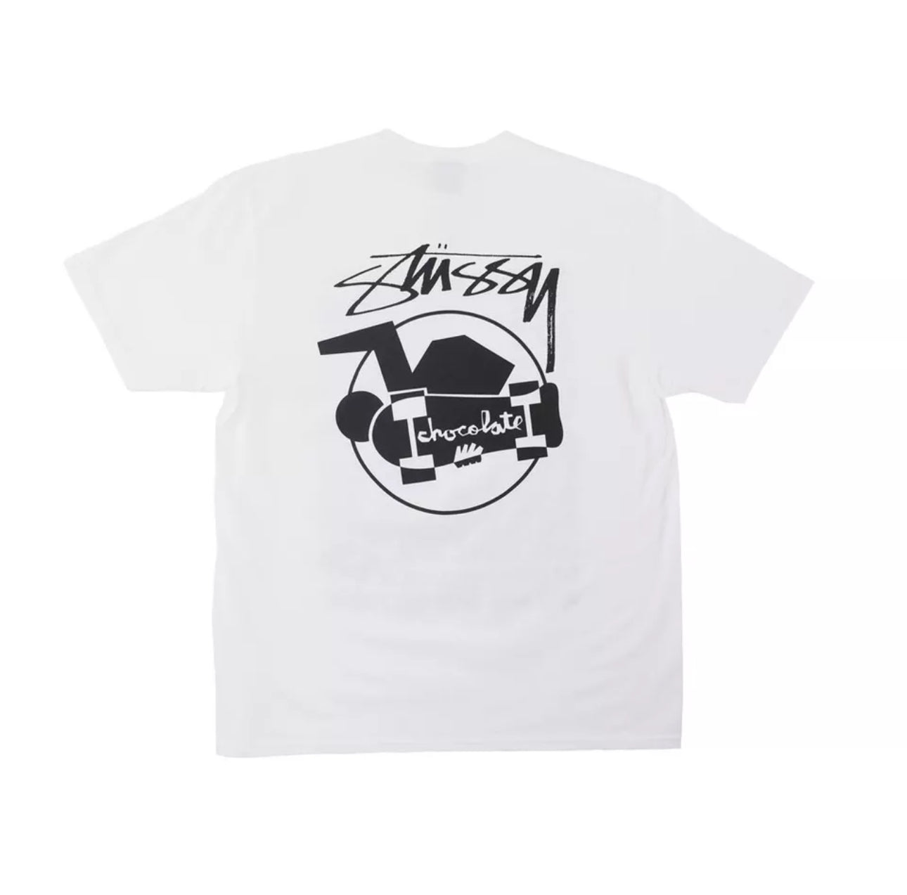 Stüssy x Chocolate Skateboards 30th Anniversary Tee Shirt White