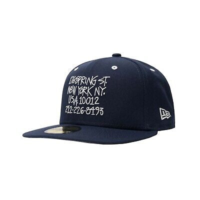 Stussy x New Era New York Chapter Store Navy Fitted New Era Cap