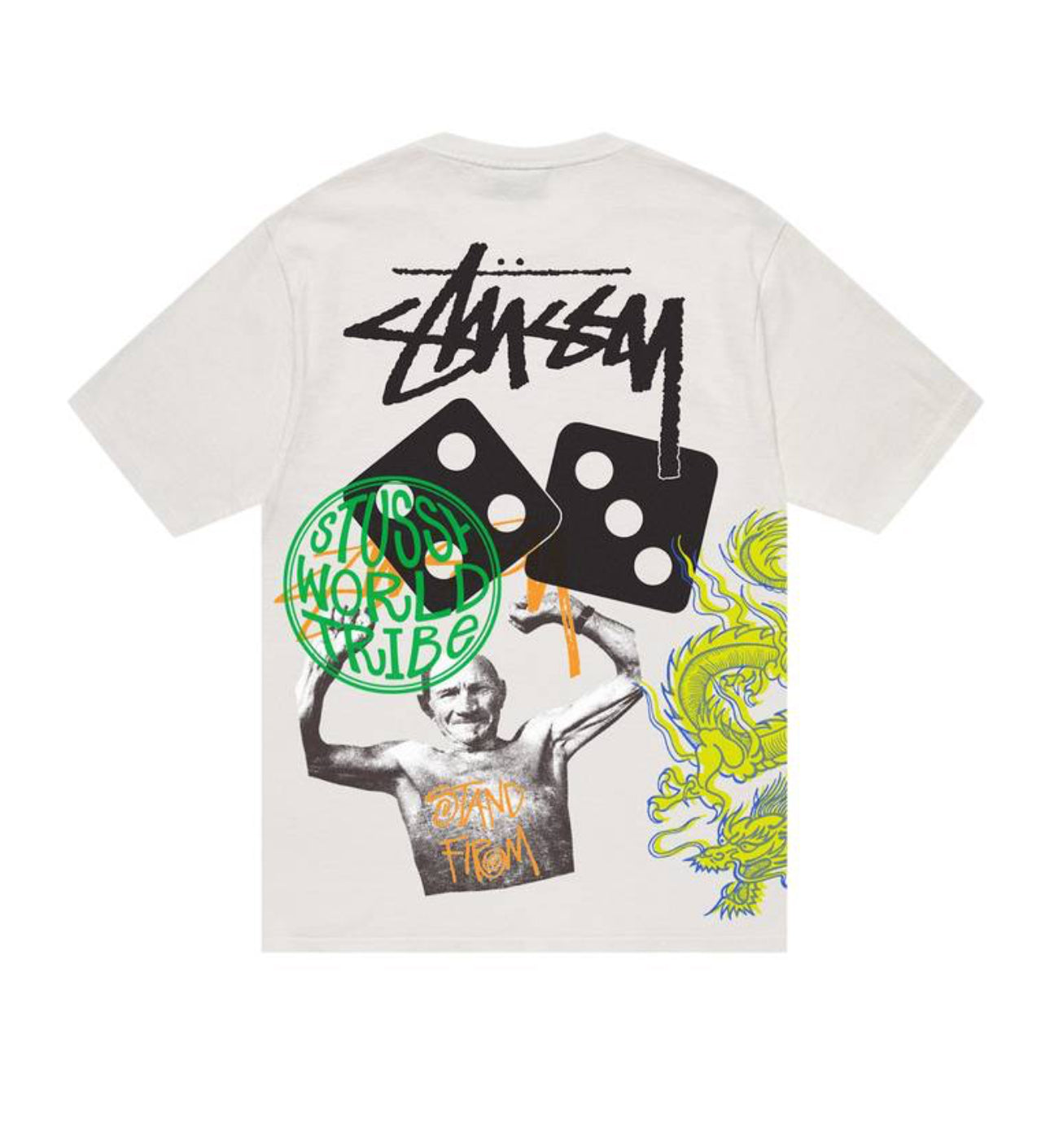 Stüssy Strike Tee Shirt Natural