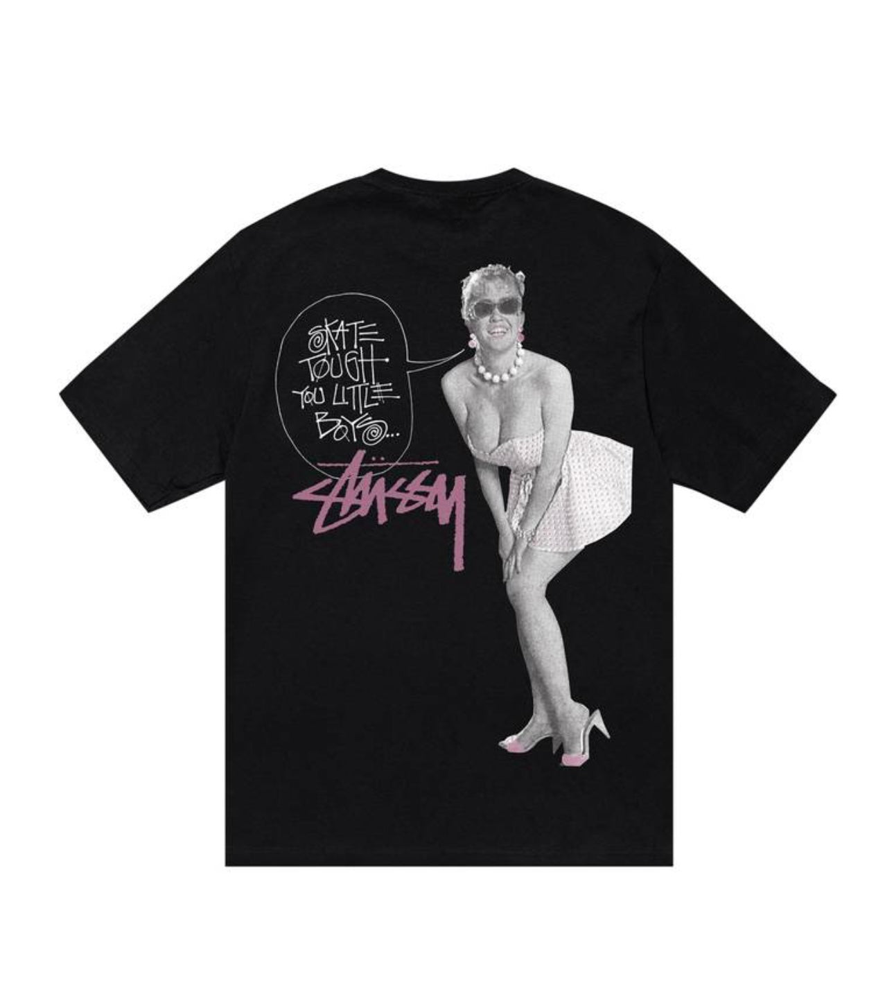 Stüssy Skate Tough Tee Shirt Black