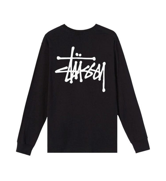 Stüssy Basic Long Sleeve Tee Shirt Black