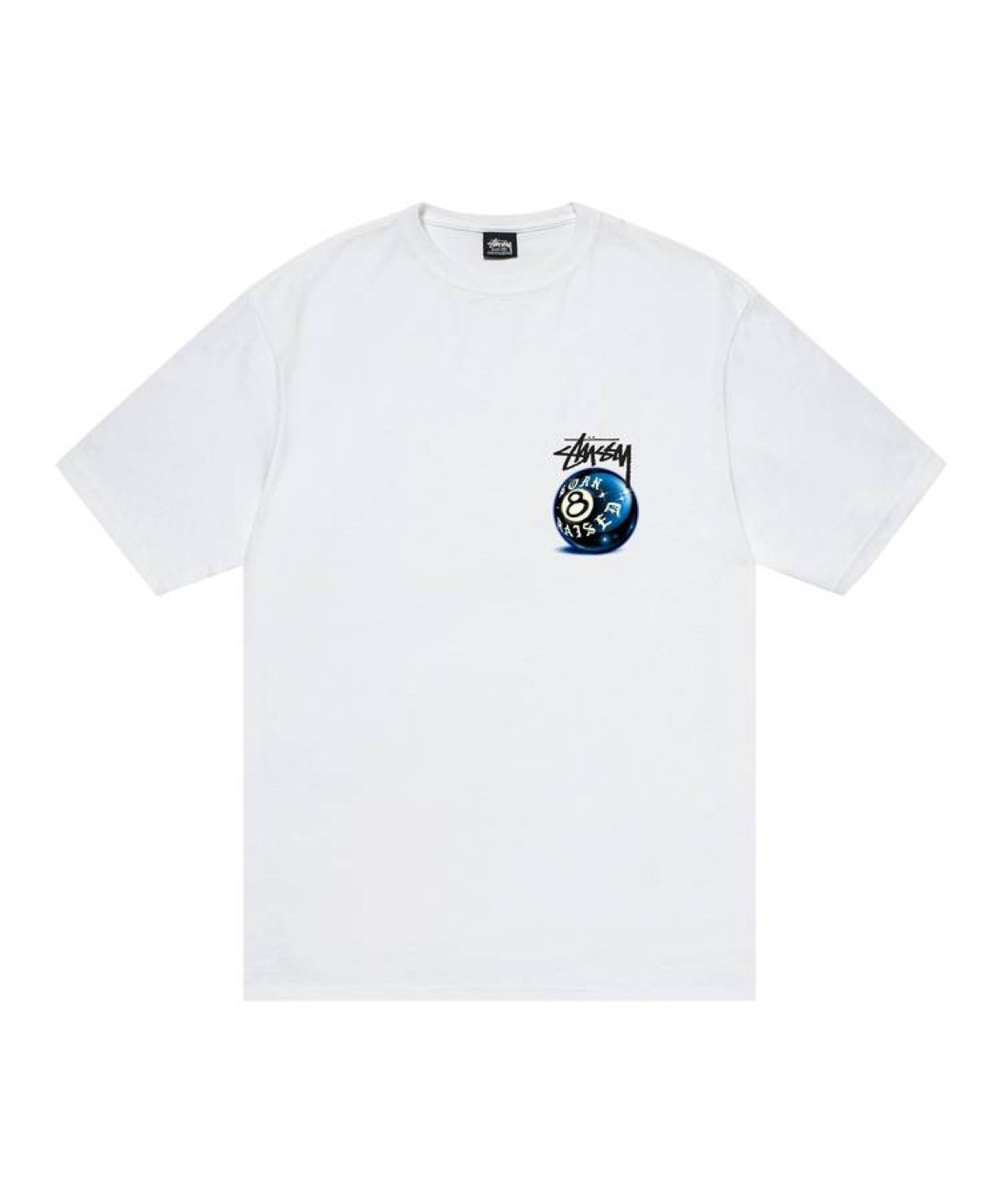 Stüssy x Born X Raised 8 Ball Tee Shirt White - 3903852