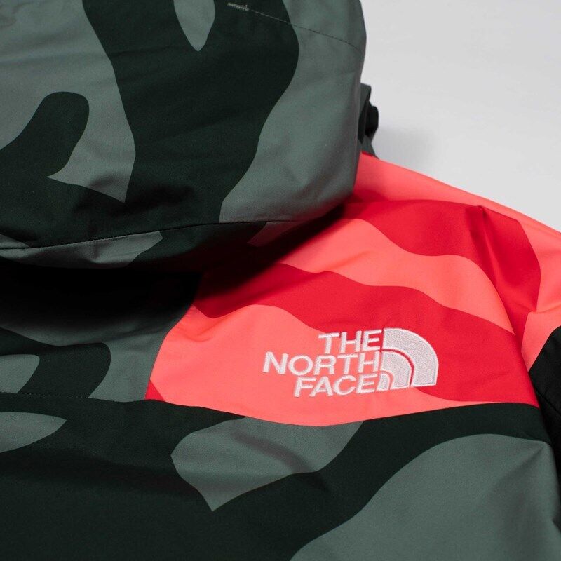 KAWS x The North Face Retro 1986 Mountain Jacket Balsam Green 86 Print F/W 21 - NF0A7WL75Y1