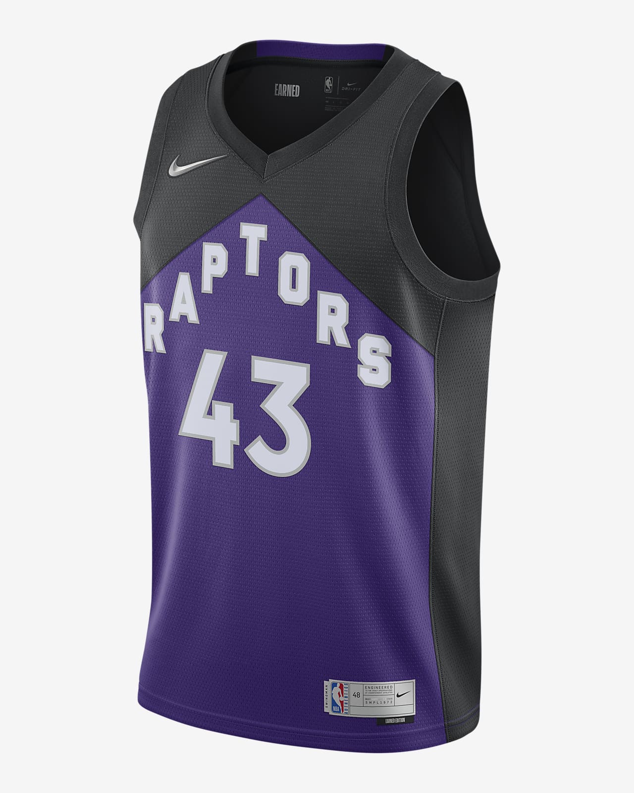 NIke NBA Jersey Earned Edition Toronto Raptors - CN9979 011